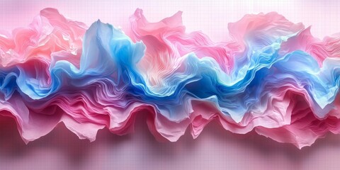 Soft Elegance: Marbled Parchment with Grid Pattern, generative ai