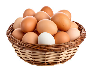 a basket of eggs