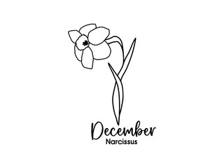 Birth Month Flowers design 