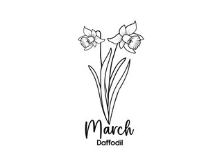 Birth Month Flowers design 