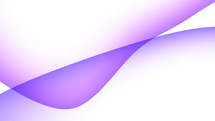 Blurred purple transparent gradient background. Elegant blue and purple wavy line on Transparent png overlay background