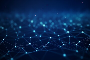 Abstract composition with connecting dots and lines, connecting Dots Wallpaper, Technology Background, Technology Wallpaper, Tech Background, AI Generative