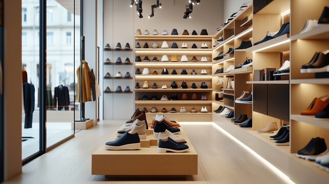 Minimal shoe store hotsell