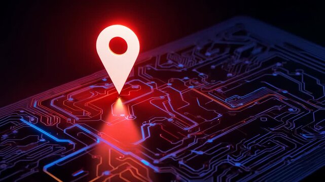 Exploring locating technology with circuits and a glowing marker in a dark environment