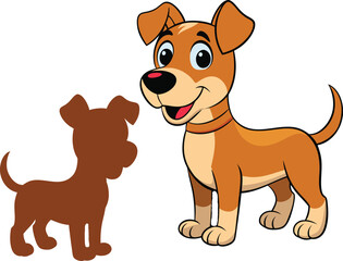 Dachshund  puppy vector art illustration design 
