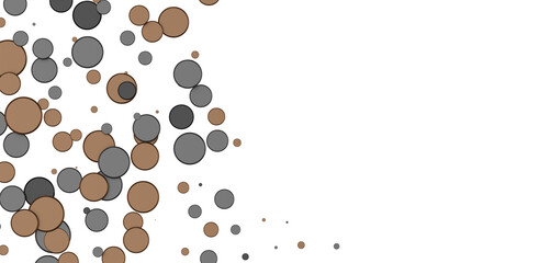  Multicolored confetti on white