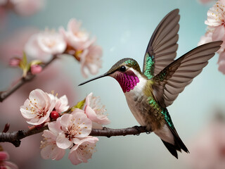 Fototapeta premium hummingbird in flight