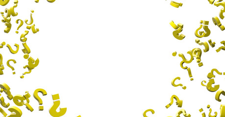 question icons, original 3d rendering; business and marketing concepts