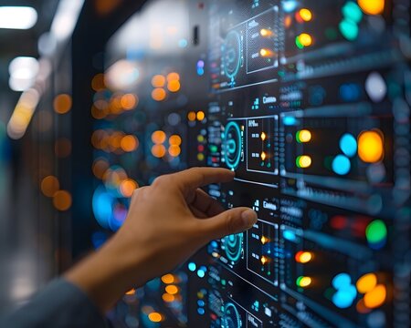 Smart Grid Control Center Efficiently Managing Renewable Energy Flow