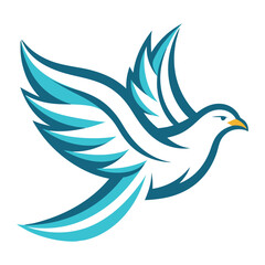 Obraz premium Bird wing dove logo design 20