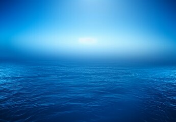 Fototapeta premium Elegant Blue Gradient Background with Deep Shades for Design Projects