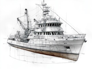 Fototapeta premium Naval Architect
