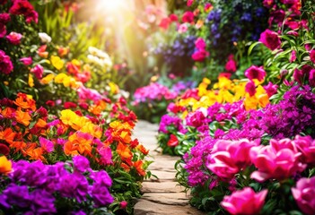 colorful vibrant floral border design perfect product showcasing marketing displays, flowers, decoration, showcase, art, style, nature, background, pattern