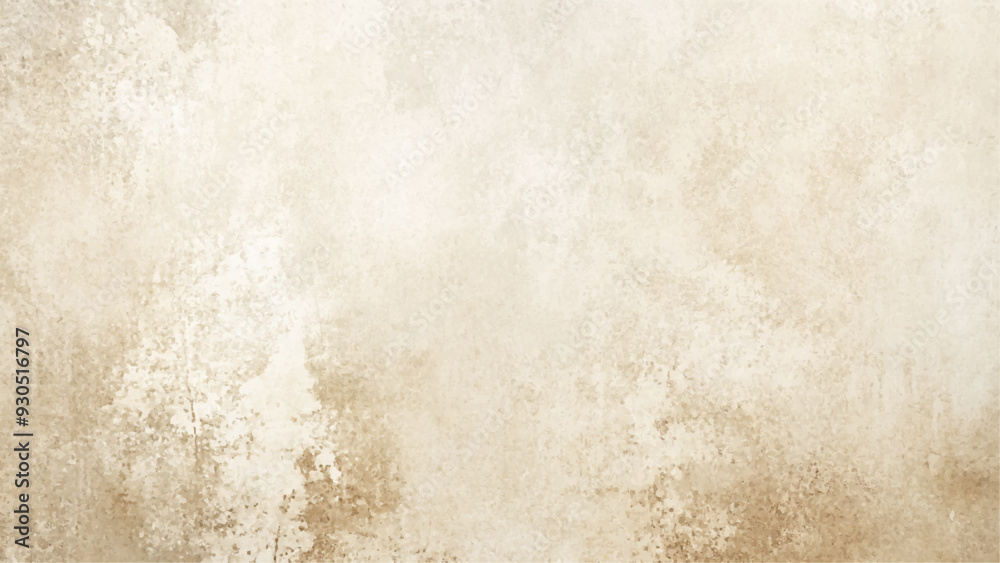 Wall mural hammered textured wall with a brown wall in the background, white canvas texture cardboard paper pac