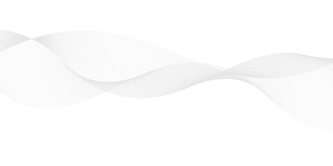 Abstract white blend digital technology flowing wave lines background. Wave textures line white background design.