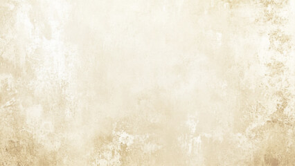 A white and brown wall covered in rust is captured up close, brown concrete wall as background, cement or stone old texture