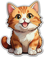 cute and adorable cat sticker 4