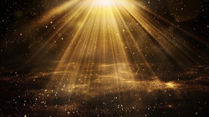 Golden Light Beam