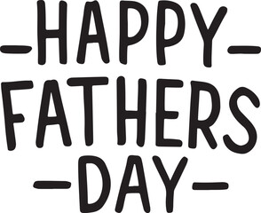 Happy fathers day. Lettering. Holiday calligraphy text