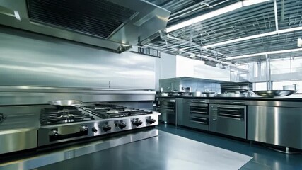 Industrial kitchen tour showcasing top-of-the-line equipment and modern design