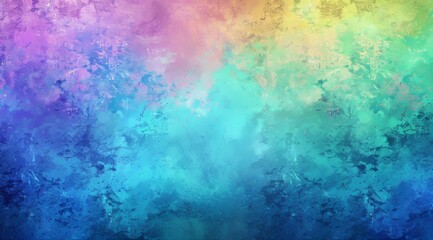 Naklejka premium Colorful Rainbow Pastel Blue Green Purple Gradient Background Texture