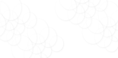 Abstract white gradient circle pattern of 3d bubbles background template. abstract white modern transparency circle presentation background. bubbles, illustration, design, in illustration design.