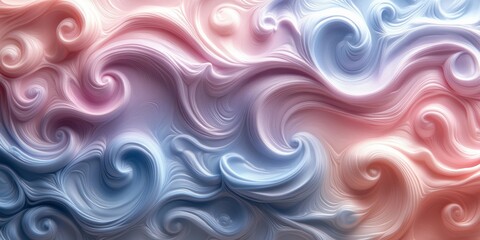 Fototapeta premium Elegant Quilted Design in Soft Pastels with a Gentle Vignette, generative ai