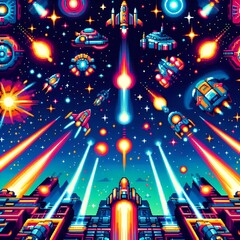 An abstract background with a bright light in the center surrounded by colorful bokeh and streaks of light.