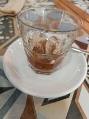 cup of tea with chocolate