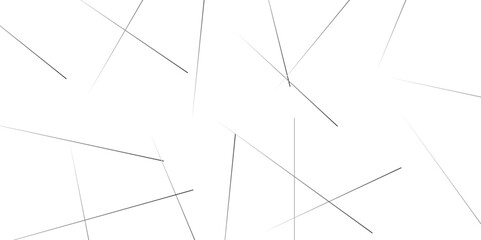 Geometric ornament for designs and backgrounds. Vector illustration. Random chaotic lines of modern design. Abstract direct black pattern.