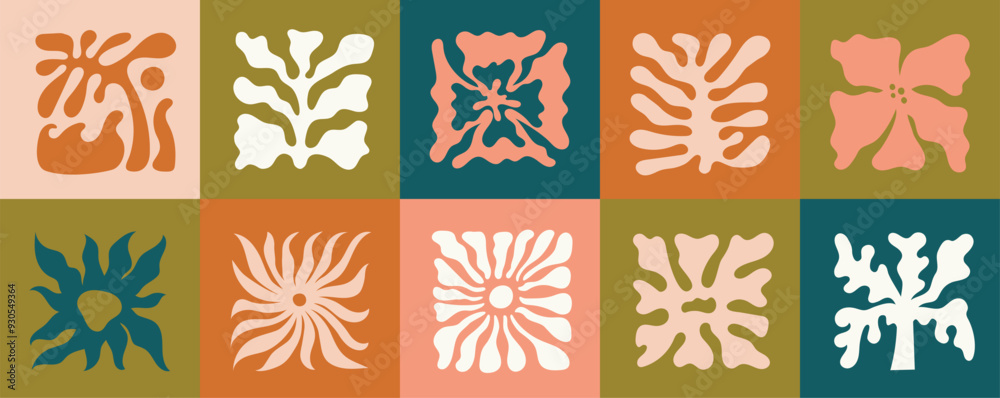 Poster vector logo and print design templates, summer palms, tropical hand drawn illustrations, palm trees 