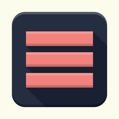 Menu app icon. Menu application icon. 