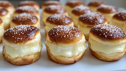 Soft pretzels are beautifully presented, each adorned with generous slices of melted cheese and a sprinkle of salt, perfect for sharing