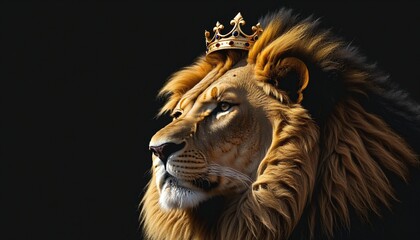 Fototapeta premium royal lion banner