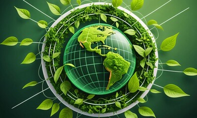 green planet earth