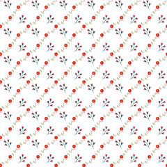 A Silent Christmas Night Seamless Vector Pattern Design