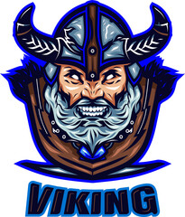 illustration of a viking vector