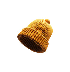 Winter Cap. Beanie hat. Winter wear. cable knit beanie. Transparent background PNG. 06