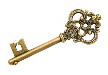 Golden Antique Key