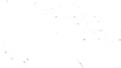 Winter Flurry: Mesmeric 3D Illustration Depicting Descending Festive Snowflakes