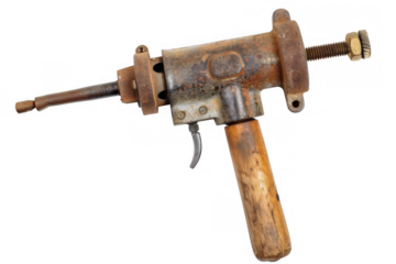 Rusted Hand-Crank Drill