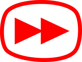 Webで使えるシンプルな早送りボタンベクターアイコン