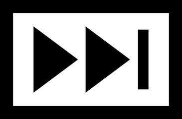 Webで使えるシンプルな早送りボタンベクターアイコン