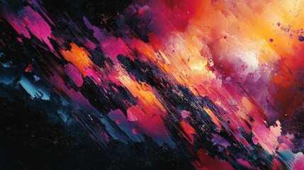Fototapeta premium Abstract Art Background with Vibrant Colors