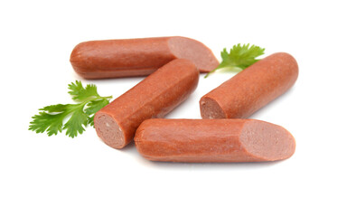 Stack Sausage, breakfast on white