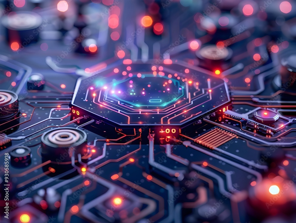 Aufkleber quantum computing revolutionizing healthcare with real time data analysis and advanced diagnostic to