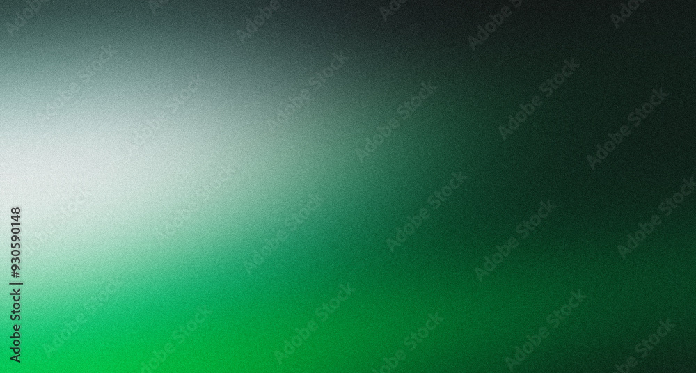 Poster dark green light glowing grainy dust gradient background noise texture modern and minimal backdrop w