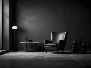 luxury living room,modern living room with fireplace,design scene,interior with lamp and chair,design scene with lamp,living room with fireplace