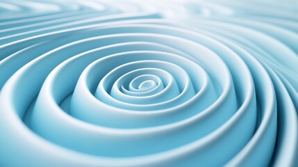 Abstract Blue Swirling Pattern