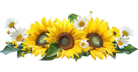 Naklejka premium Sunflower Arrangement